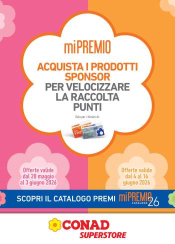 Volantino Conad - 20/5/2026 - 16/6/2026.