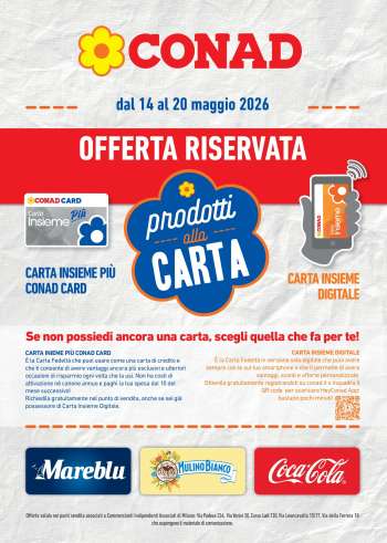 Volantino Conad - 14/5/2026 - 20/5/2026.