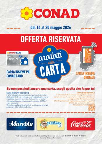 Volantino Conad - 14/5/2026 - 20/5/2026.