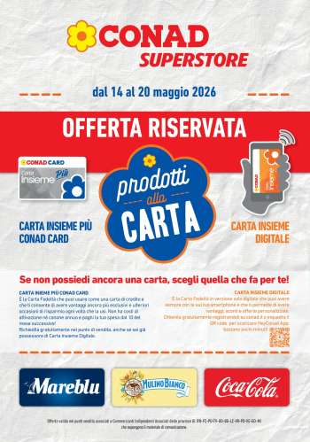Volantino Conad Superstore - 14/5/2026 - 20/5/2026.