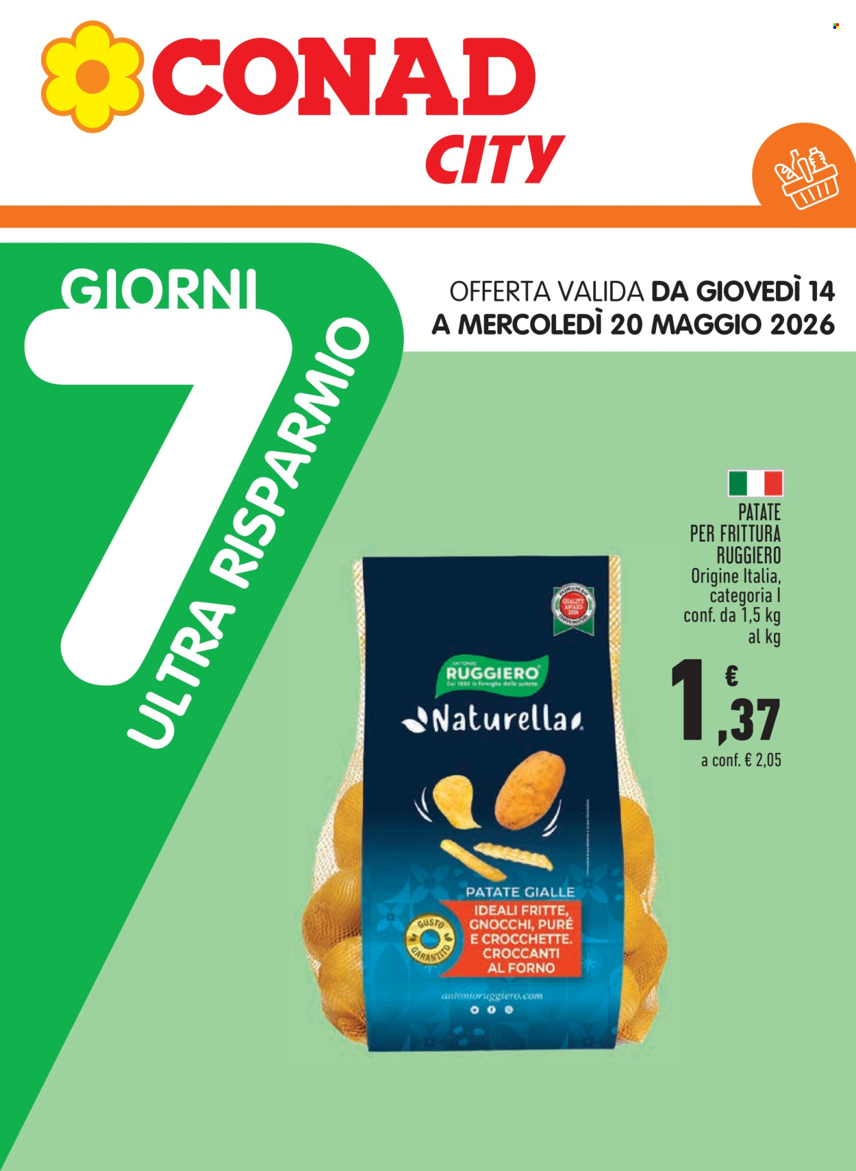 Volantino Conad - 14/5/2026 - 20/5/2026. Pagina 1