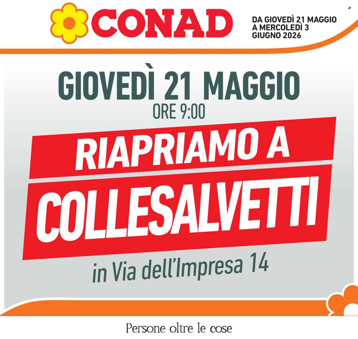 Volantino Conad - 21/5/2026 - 3/6/2026. Pagina 1