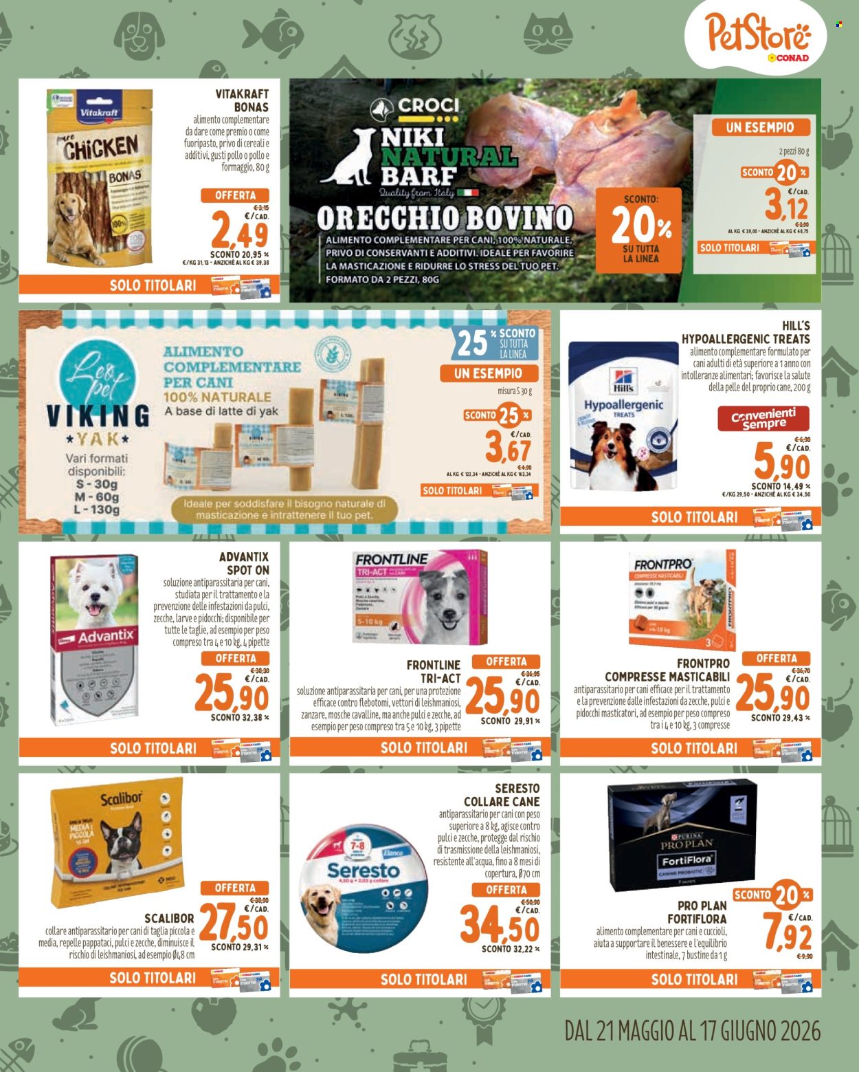 Volantino Pet Store Conad - 21/5/2026 - 17/6/2026. Pagina 3