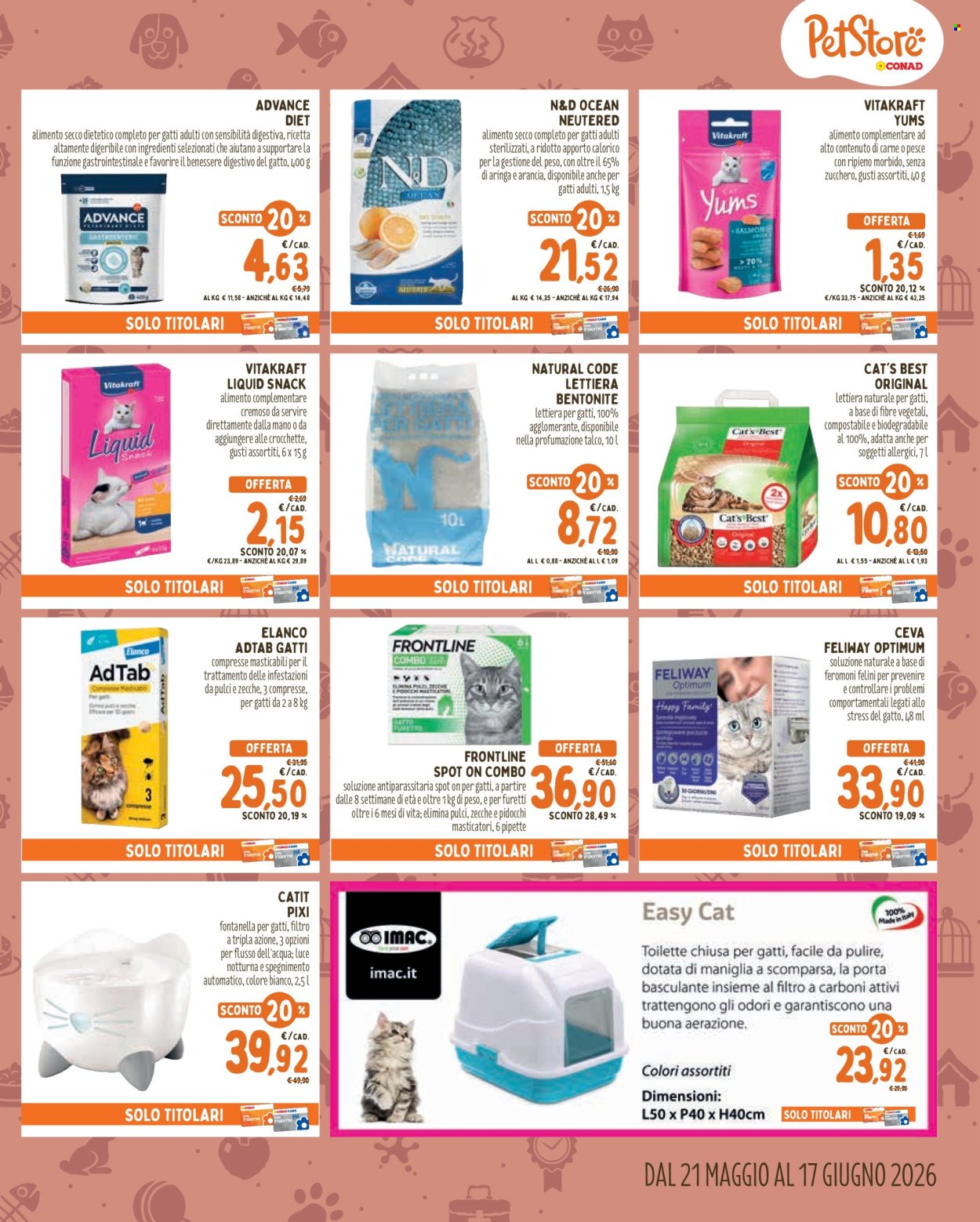 Volantino Pet Store Conad - 21/5/2026 - 17/6/2026. Pagina 5
