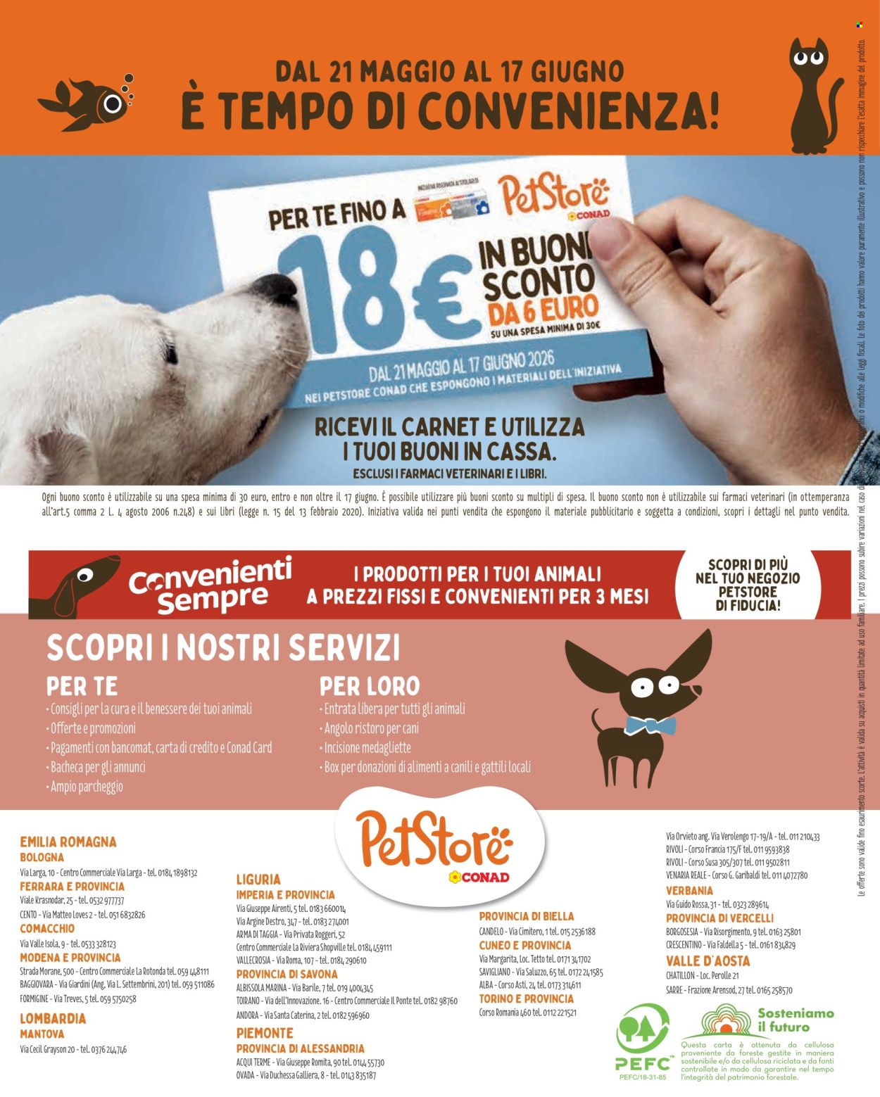 Volantino Pet Store Conad - 21/5/2026 - 17/6/2026. Pagina 8