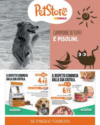 Volantino Pet Store Conad - 21/5/2026 - 17/6/2026.
