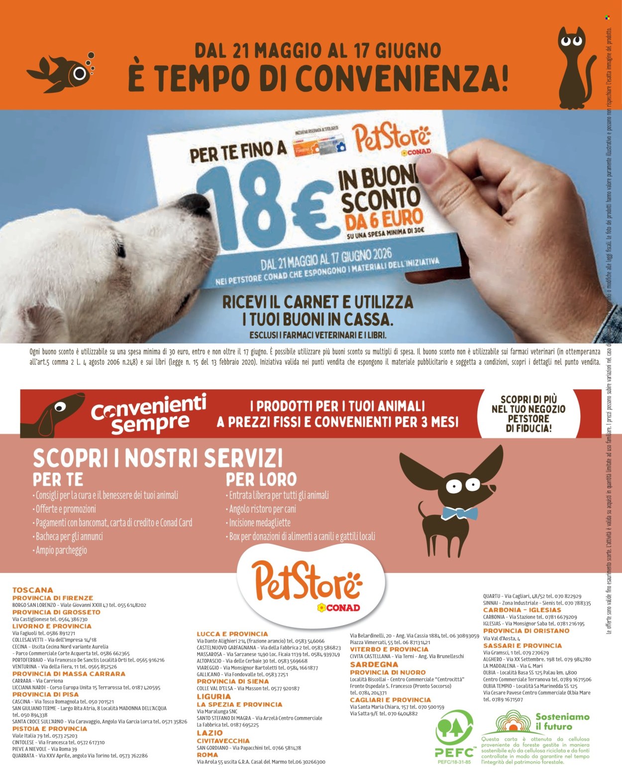 Volantino Pet Store Conad - 21/5/2026 - 17/6/2026. Pagina 8