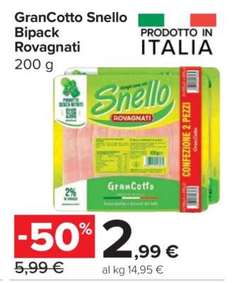GranCotto Snello Bipack Rovagnati
