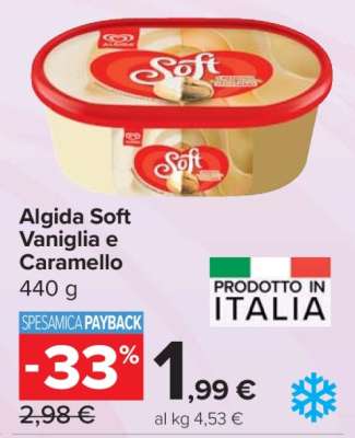 Algida Soft Vaniglia e Caramello