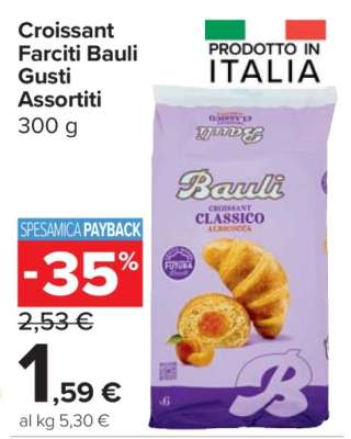 Croissant Farciti Bauli Gusti Assortiti