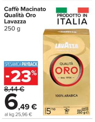 Caffè Macinato Qualità Oro Lavazza