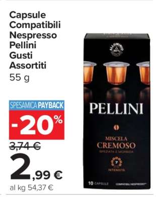 Capsule Compatibili Nespresso Pellini Gusti Assortiti