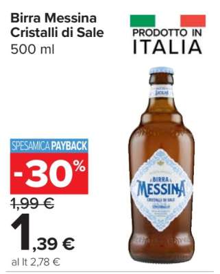 Birra Messina Cristalli di Sale
