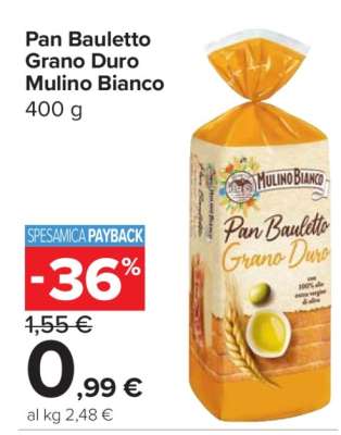 Pan Bauletto Grano Duro Mulino Bianco