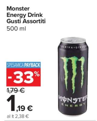 Monster Energy Drink Gusti Assortiti