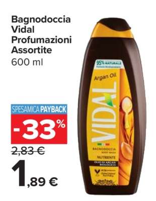 Bagnodoccia Vidal Profumazioni Assortite