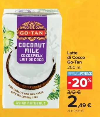 Latte di cocco Go-Tan