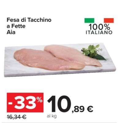 Fesa di Tacchino a Fette Aia
