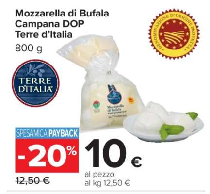 Mozzarella di Bufala Campana DOP Terre d'Italia
