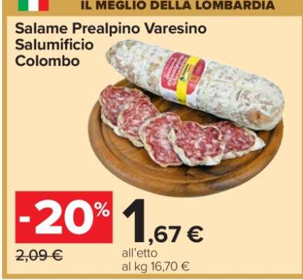 Salame Prealpino Varesino Salumificio Colombo