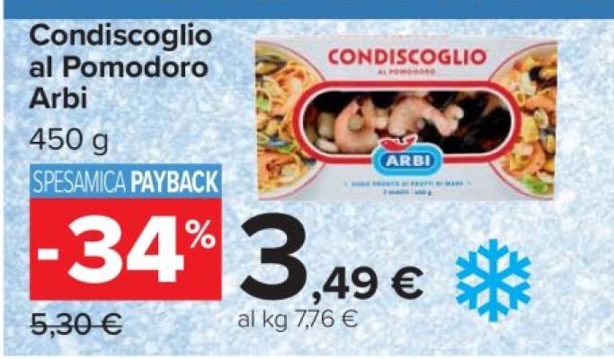 CONDISCOGLIO AL POMODORO ARBI