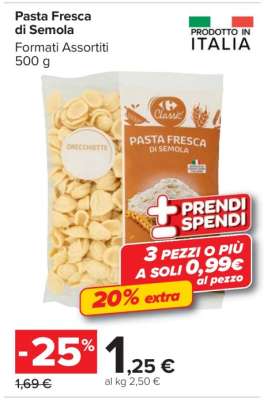 Pasta Fresca di Semola