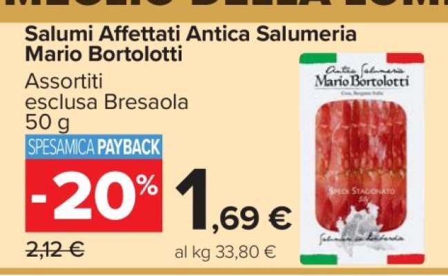 Salumi Affettati Antica Salumeria Mario Bortolotti