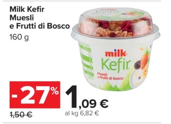 Milk Kefir Muesli e Frutti di Bosco