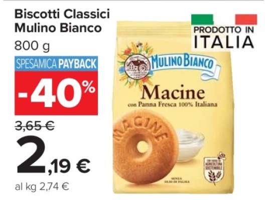 Biscotti Classici Mulino Bianco