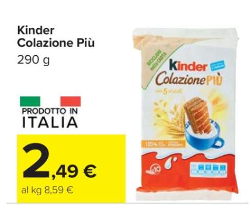 KINDER COLAZIONE PIÙ