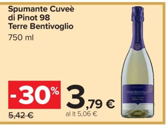 Spumante Cuvèe di Pinot 98 Terre Bentivoglio