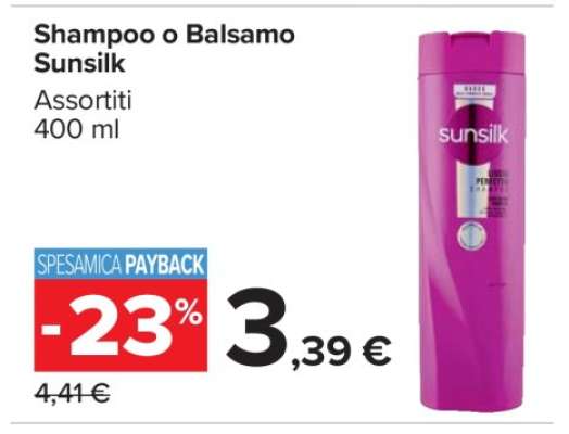 Shampoo o Balsamo Sunsilk