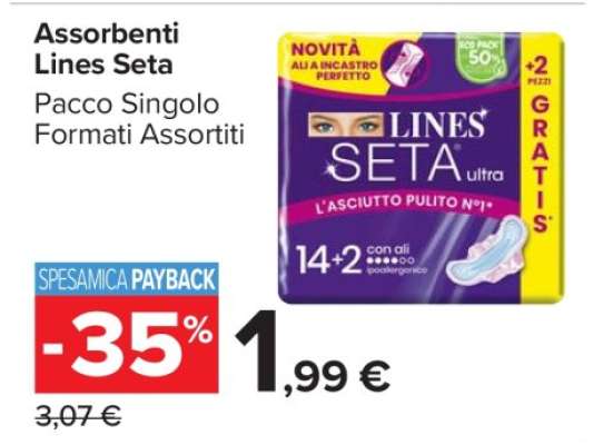 ASSORBENTI LINES SETA