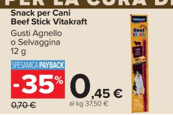 Snack per Cani Beef Stick Vitakraft