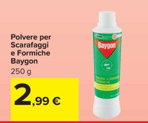 Polvere per Scarafaggi e Formiche Baygon