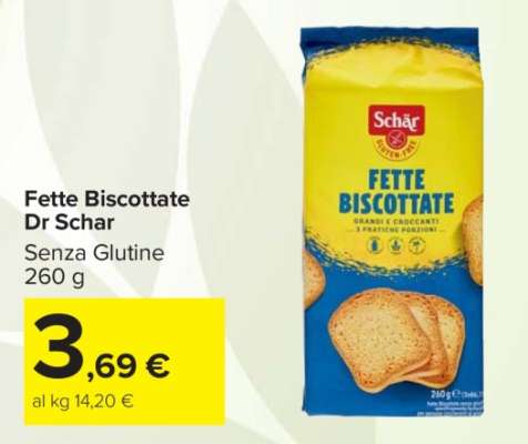 Fette Biscottate Dr Schar