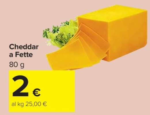 Cheddar a Fette