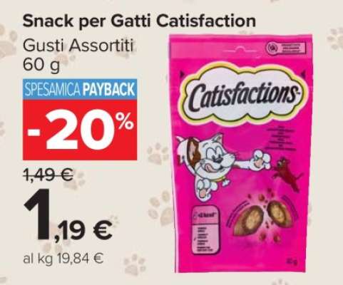 Snack per gatti Catisfaction