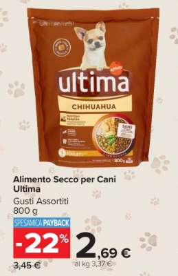 Alimento secco per cani Ultima