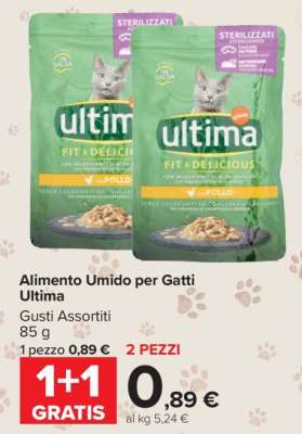 Alimento umido per gatti Ultima