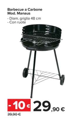 Barbecue a Carbone Mod. Manaus