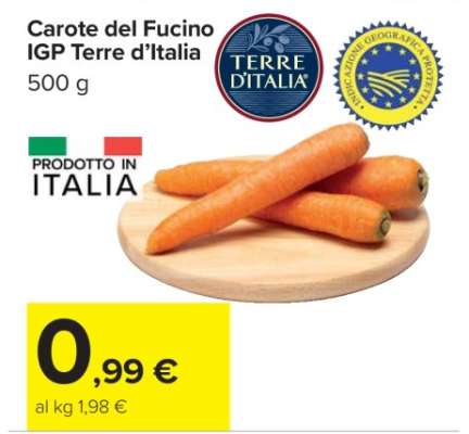 Carote del Fucino IGP Terre d’Italia