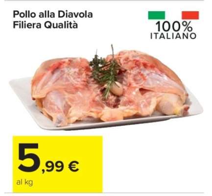 Pollo alla Diavola Filiera Qualità