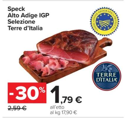 Speck Alto Adige IGP Selezione Terre d’Italia