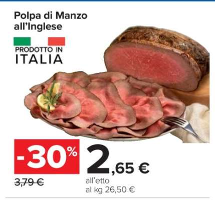 Polpa di Manzo all’Inglese