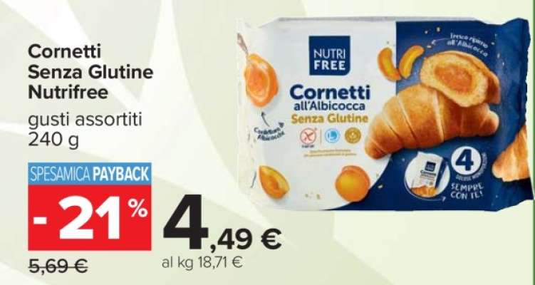 Cornetti Senza Glutine Nutrifree