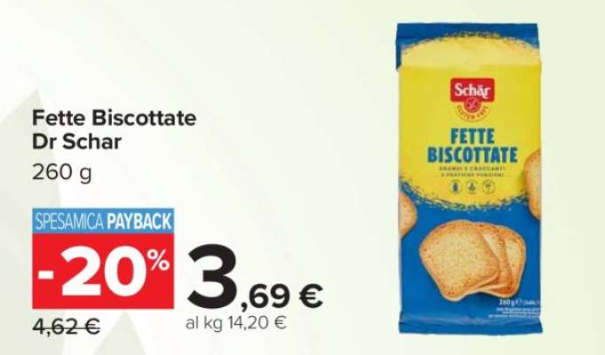 Fette Biscottate Dr Schar