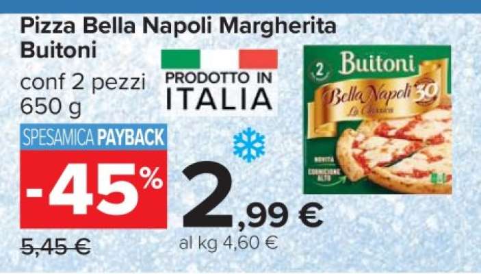 Pizza Bella Napoli Margherita Buitoni