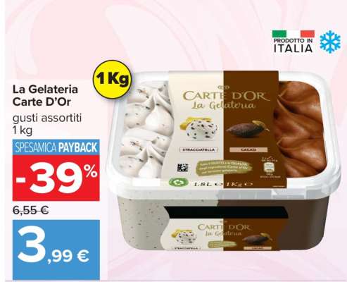LA GELATERIA CARTE D’OR