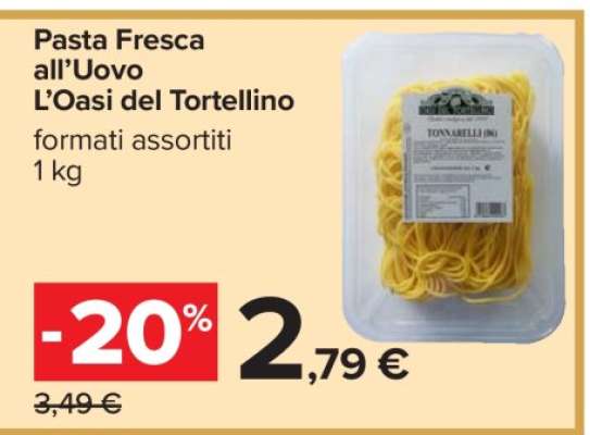 Pasta Fresca all’Uovo L’Oasi del Tortellino